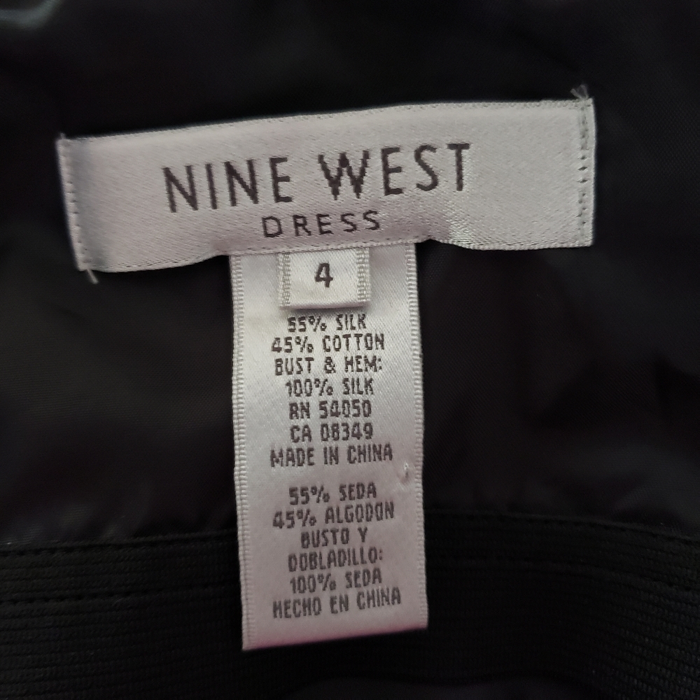 Nine West strapless cocktail dress size 4 - Picture 6 of 6